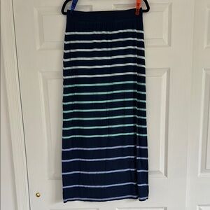 Striped Navy Women's Skirt